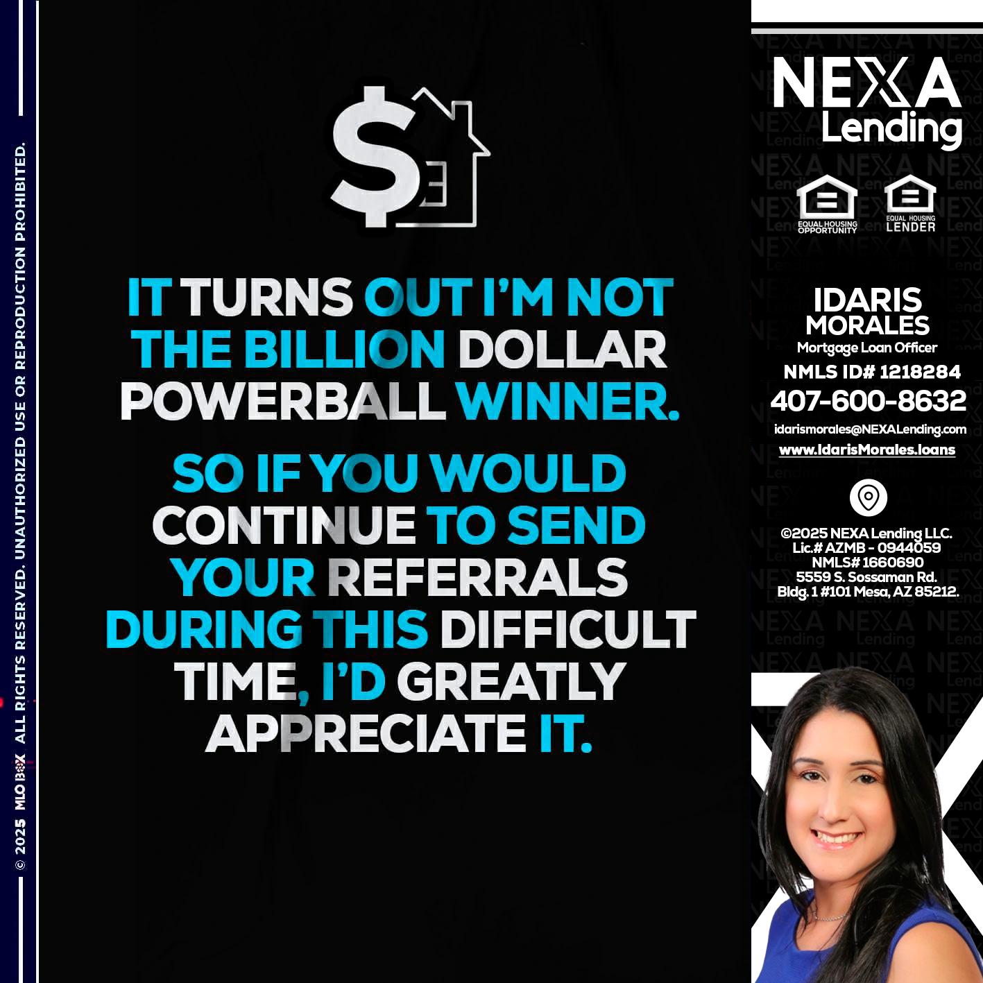 IT TURNS - Idaris Morales -Mortgage Loan Officer