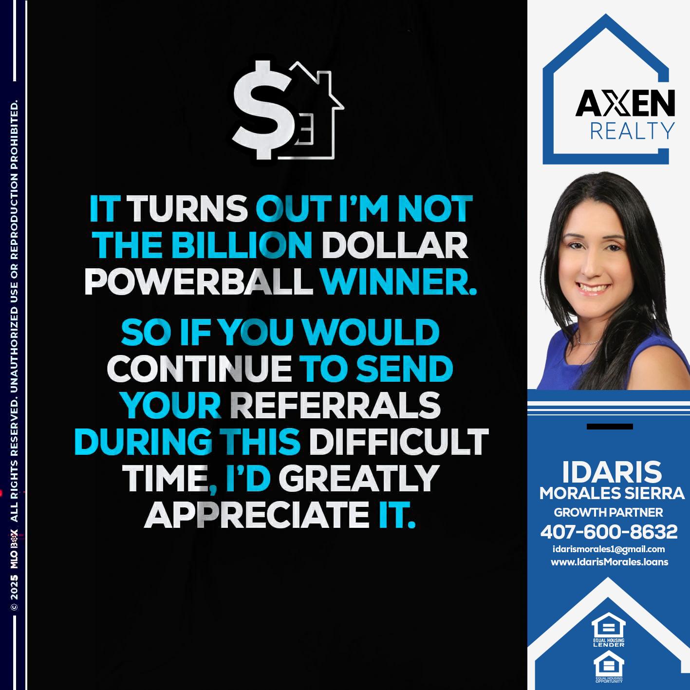 it turns - Idaris Morales -Mortgage Loan Officer