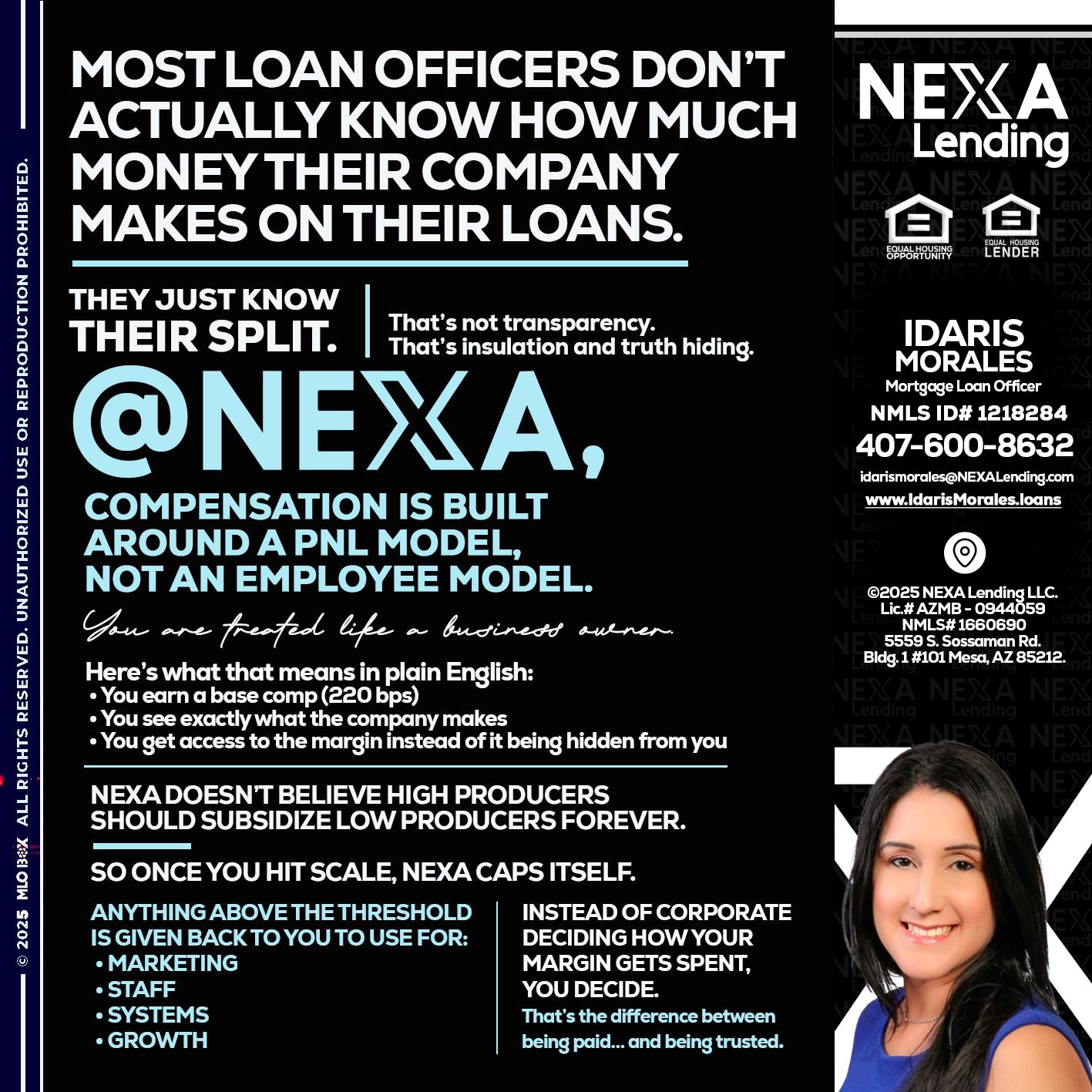 @NEXA - Idaris Morales -Mortgage Loan Officer