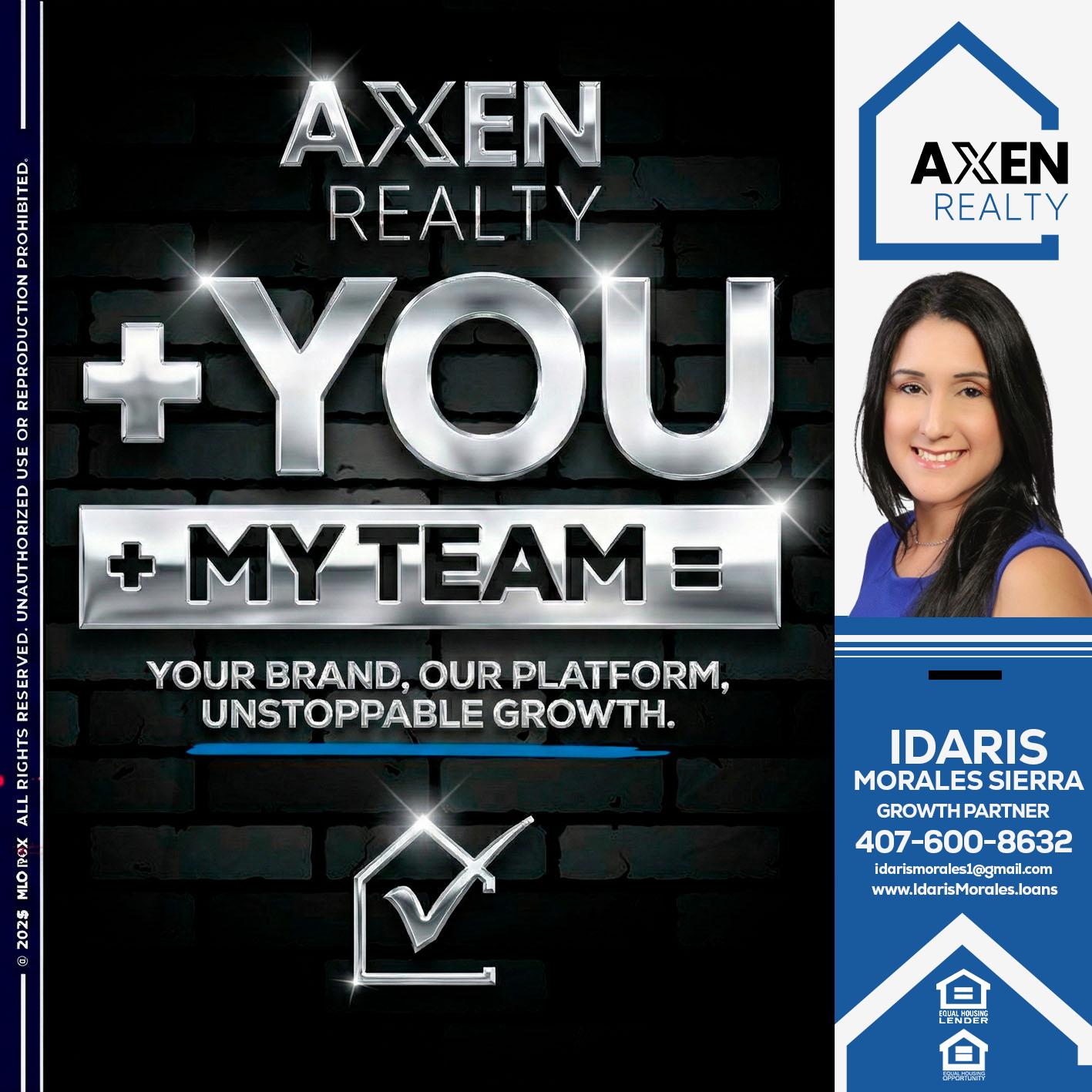 +YOU - Idaris Morales -Mortgage Loan Officer