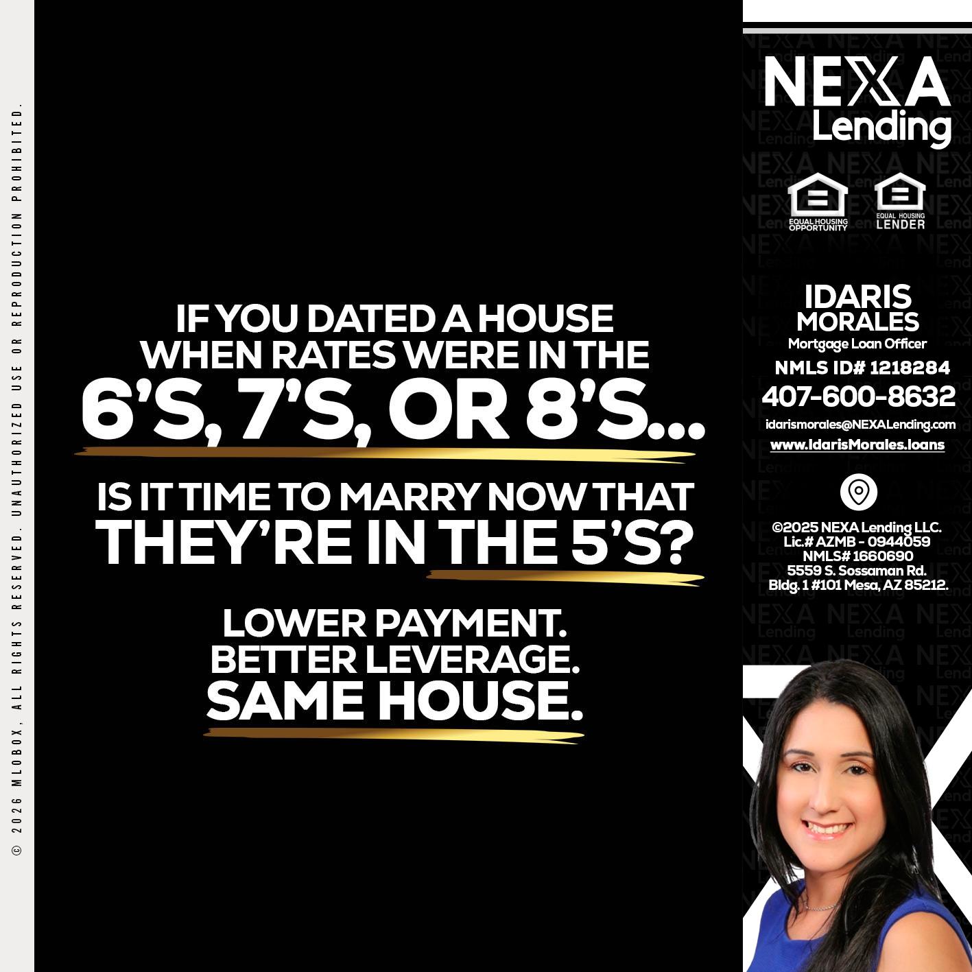 if you dated a house - Idaris Morales -Mortgage Loan Officer
