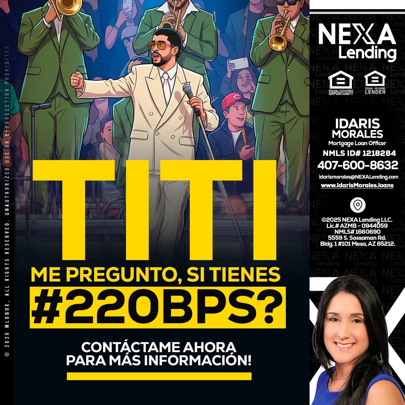 TITI ME PREGUNTO - Idaris Morales -Mortgage Loan Officer