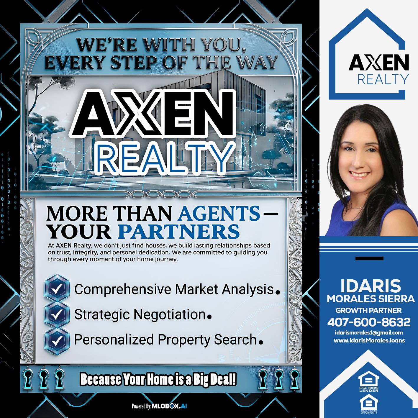 EVERY STEP OF THE WAY - Idaris Morales -Mortgage Loan Officer