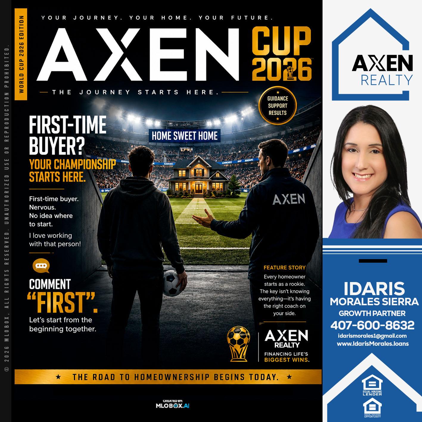 AXEN CUP 2026 - Idaris Morales -Mortgage Loan Officer