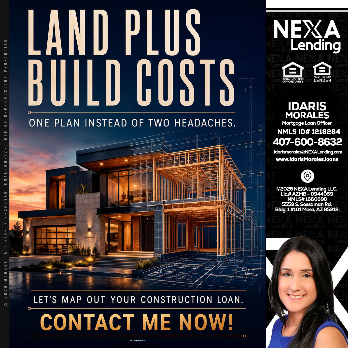 LAND PLUS - Idaris Morales -Mortgage Loan Officer