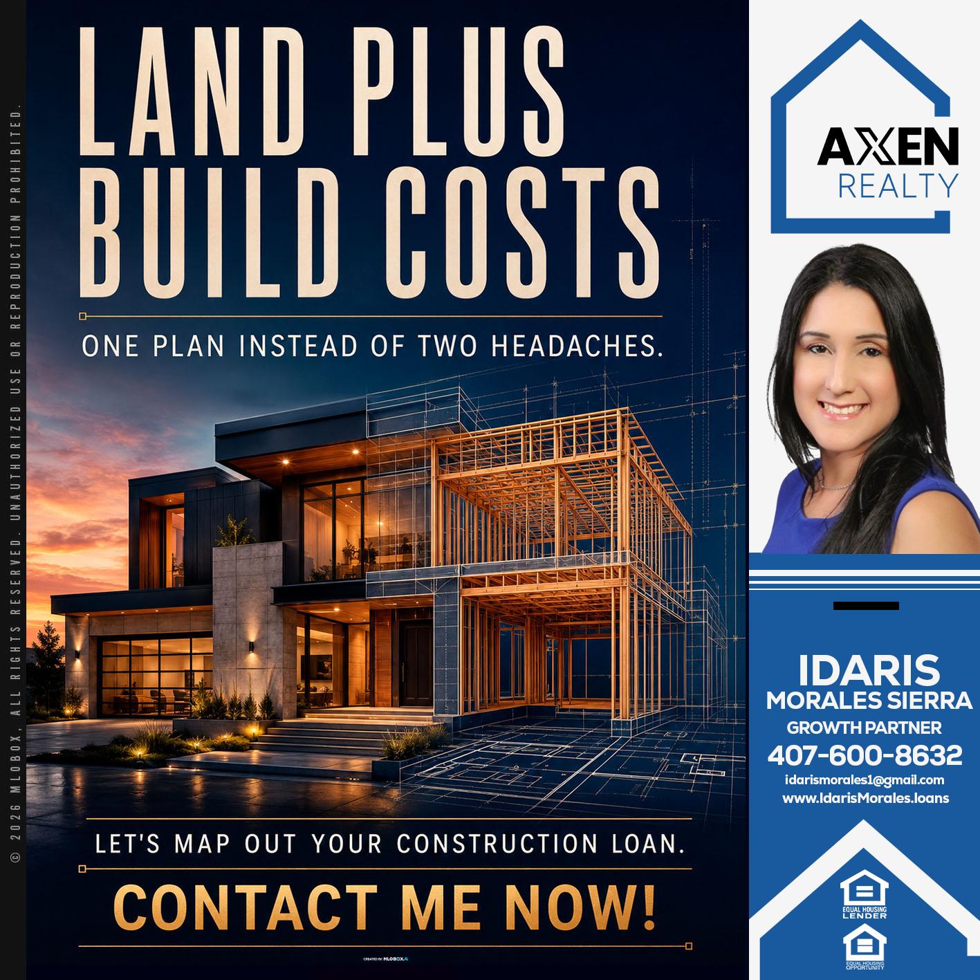 LAND PLUS - Idaris Morales -Mortgage Loan Officer
