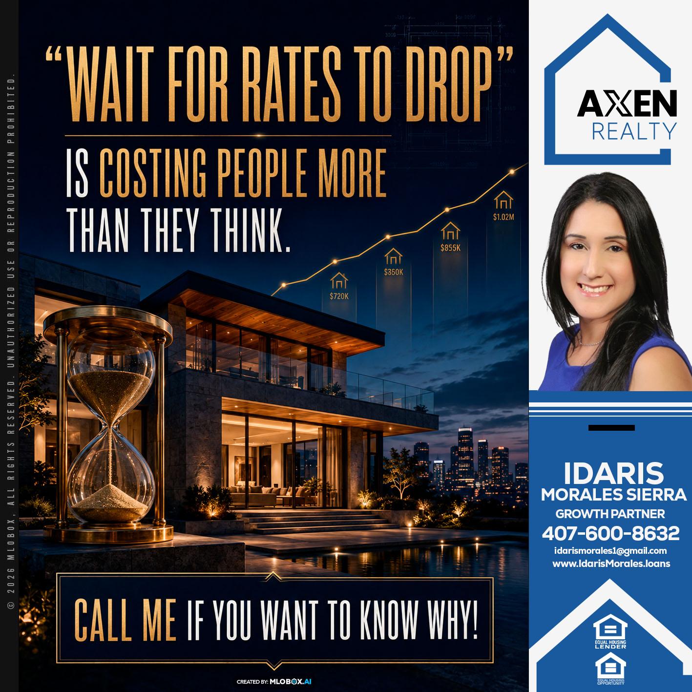 WAIT FOR DROP - Idaris Morales -Mortgage Loan Officer