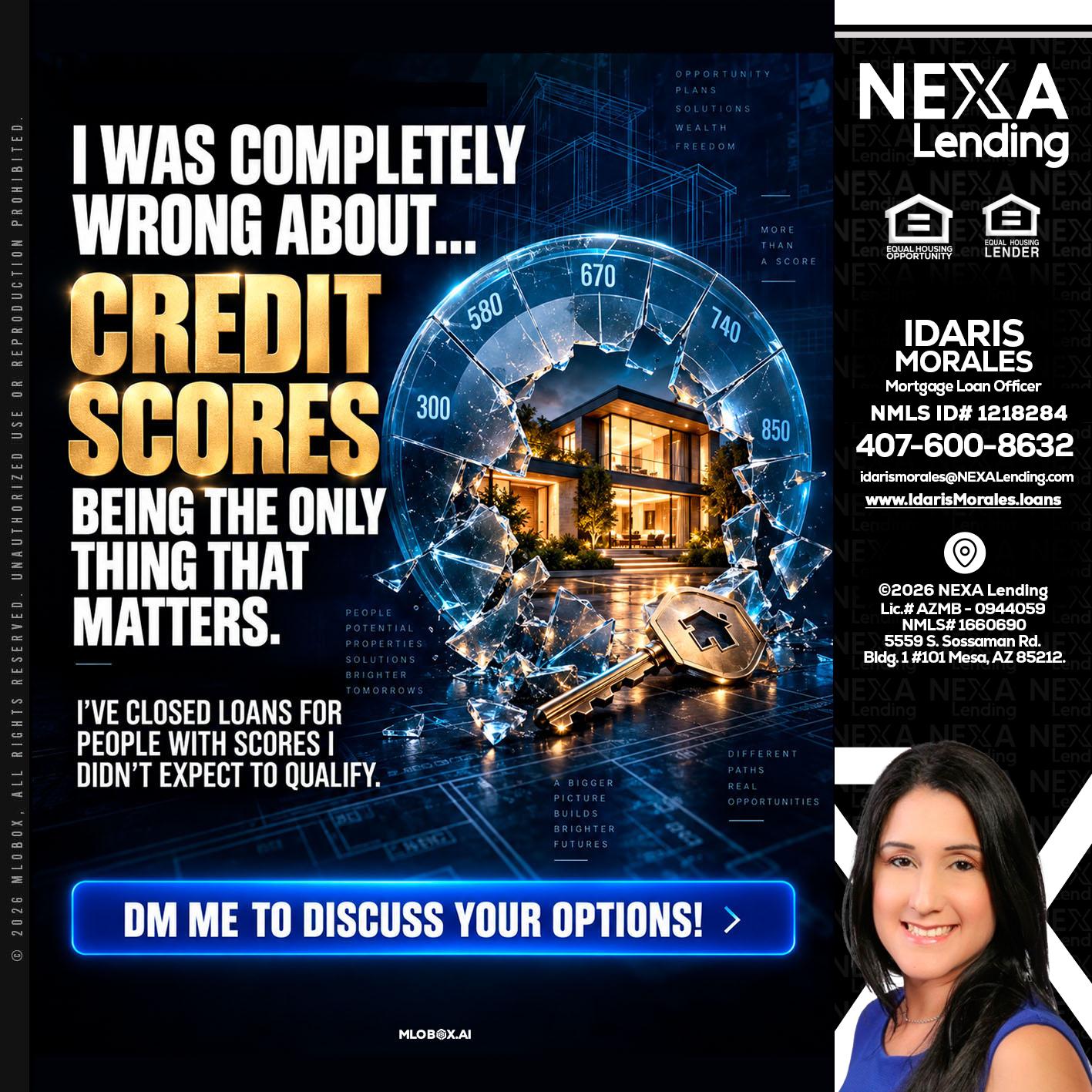 I WAS COMPLETY - Idaris Morales -Mortgage Loan Officer