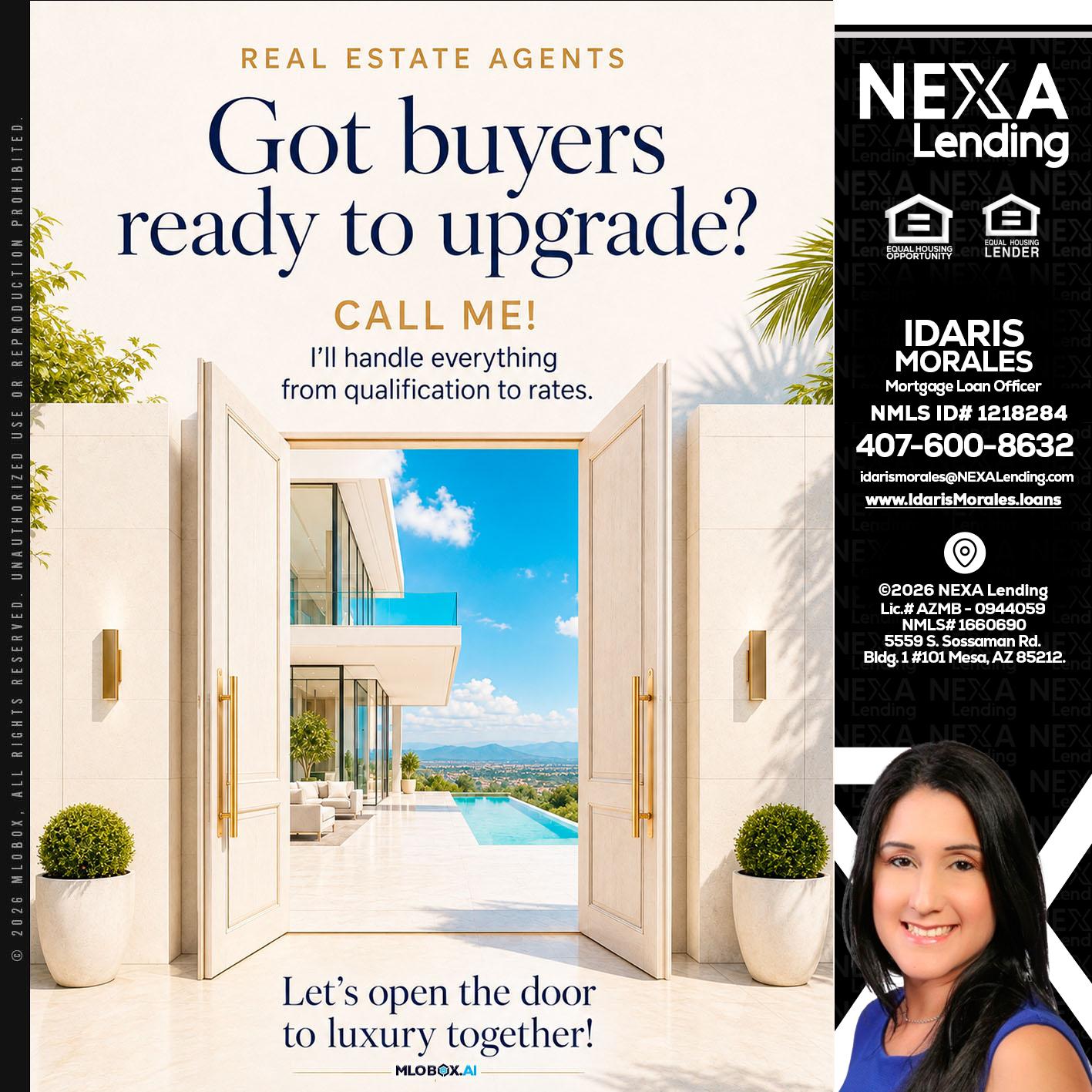 got buyers? - Idaris Morales -Mortgage Loan Officer